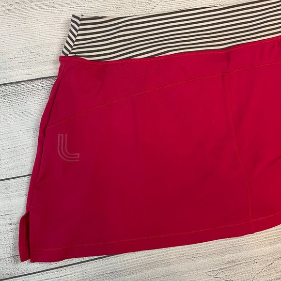 WOMENS LOLE LANGELINIE HOT PINK ATHLETIC TENNIS SKORT SKIRT SHORTS MEDIUM - Picture 7 of 13